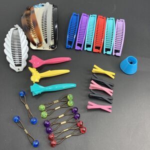 Lot Scunci Banana Clips Ponytail Knockers Barrettes, Clamps Hair Accessories￼￼